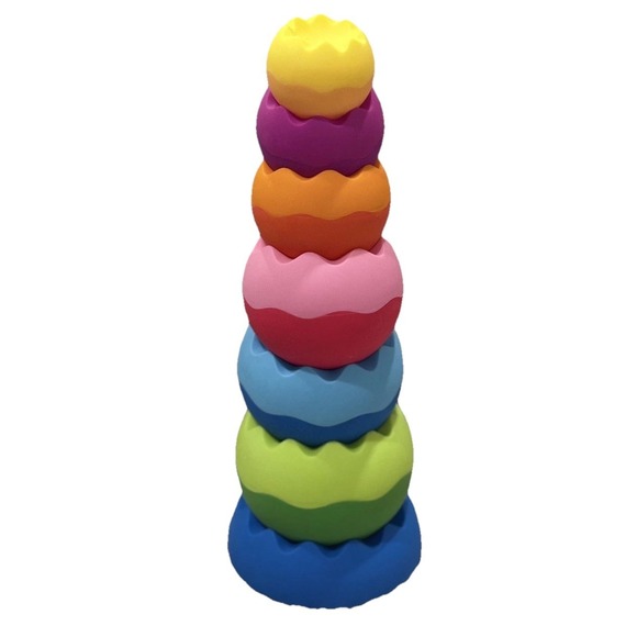 Fat Brain Toys Other - Fat Brain Toy Tobbles Neo Stackable Creative Toddler Sensory and Balance Toy
